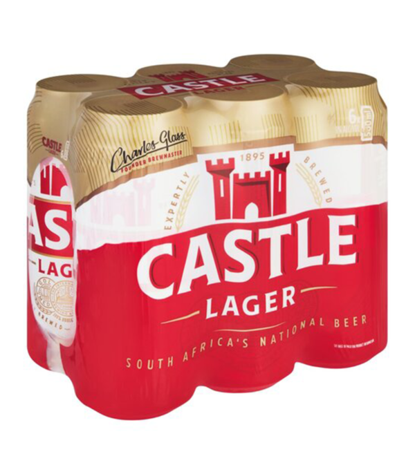 Castle Lager 6-Pack Canned 500ml